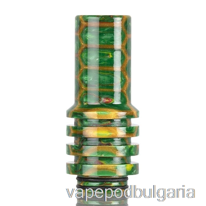 Vape Течности 510 Chimney Snakeskin Drip Tip Green